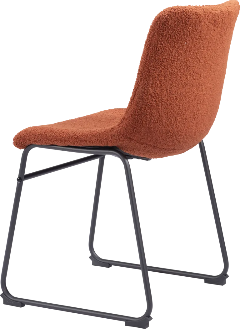 Bieless Orange Side Chair, Set of 2 - Thumbnail - Image 8
