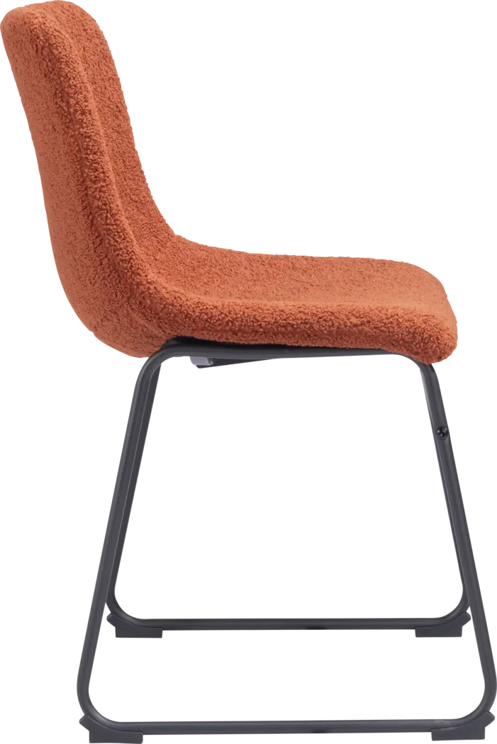 Bieless Orange Side Chair, Set of 2 - Thumbnail - Image 9
