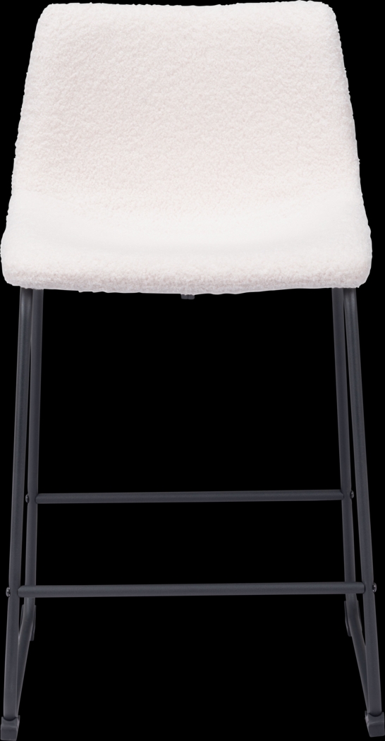 Bieless White Counter Height Stool, Set 2 - Thumbnail - Image 4