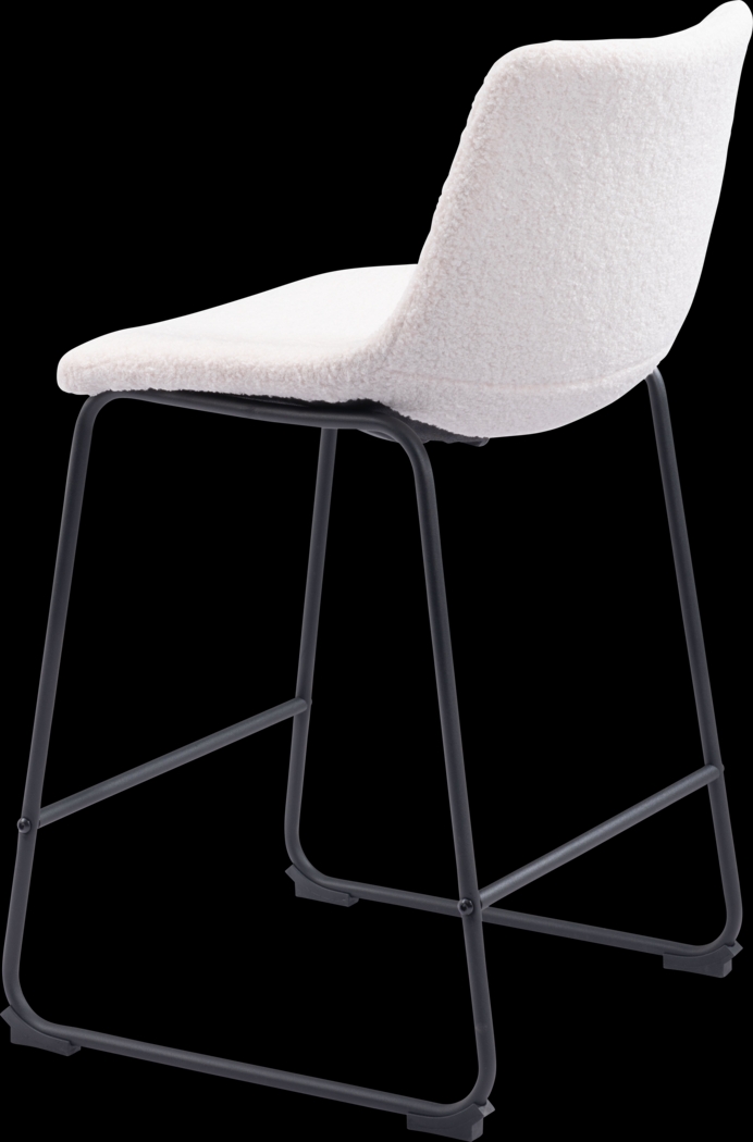 Bieless White Counter Height Stool, Set 2 - Thumbnail - Image 7