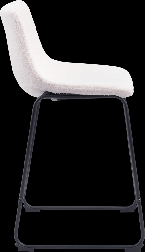 Bieless White Counter Height Stool, Set 2 - Thumbnail - Image 8