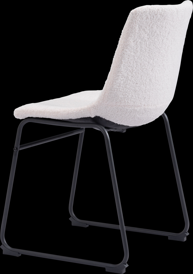 Bieless White Side Chair, Set of 2 - Thumbnail - Image 6