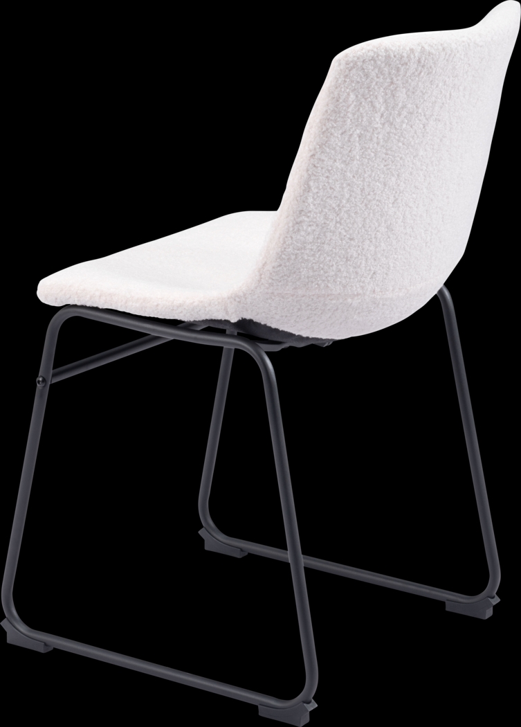 Bieless White Side Chair, Set of 2 - Thumbnail - Image 7