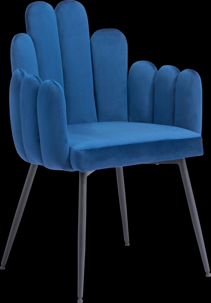 Bielo Blue Side Chair, Set of 2 - Thumbnail - Image 3