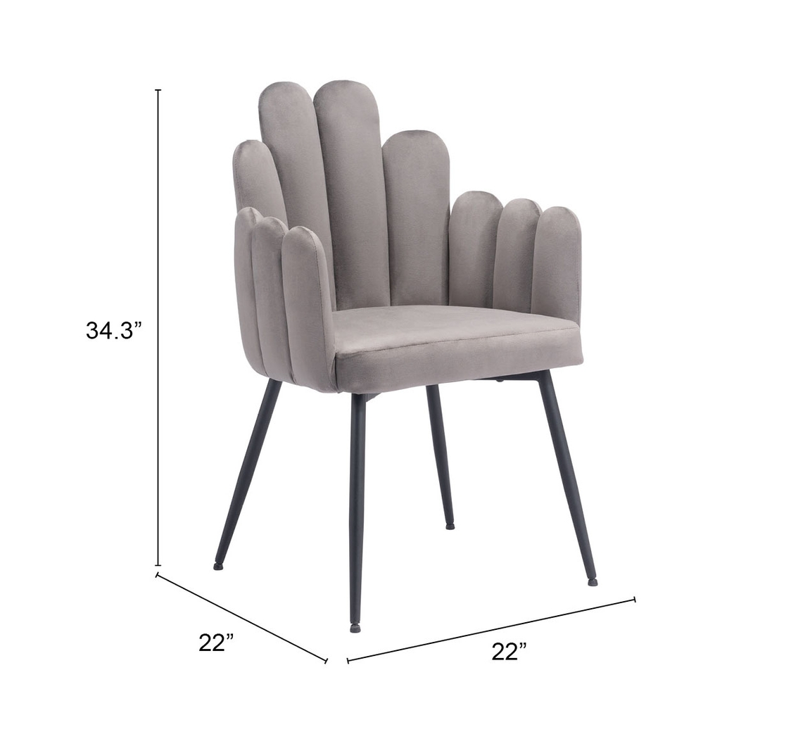 Bielo Gray Side Chair, Set of 2 - Thumbnail - Image 11