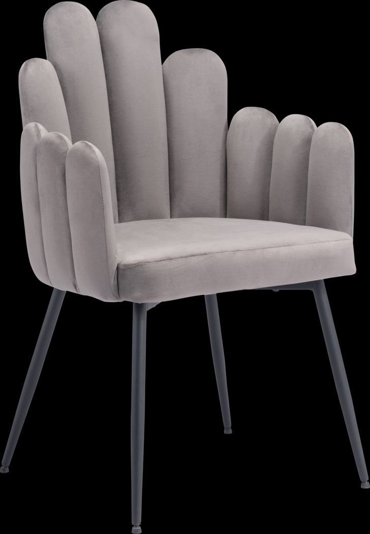 Bielo Gray Side Chair, Set of 2 - Thumbnail - Image 3