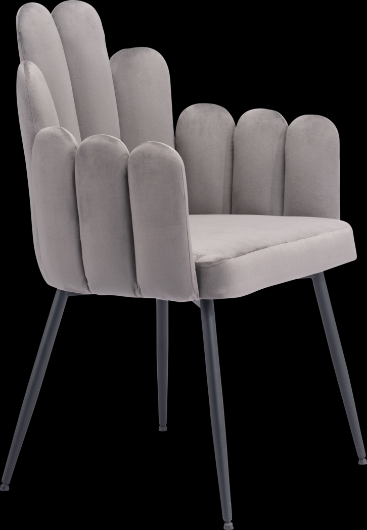 Bielo Gray Side Chair, Set of 2 - Thumbnail - Image 4