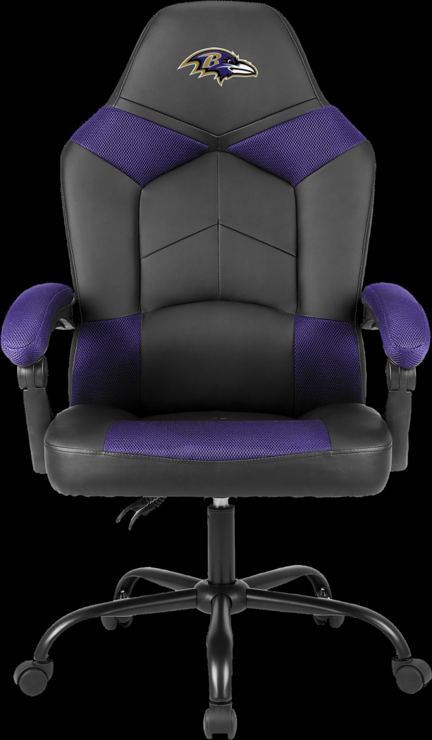 Big Team Baltimore Ravens Navy Office Chair - Thumbnail - Image 1