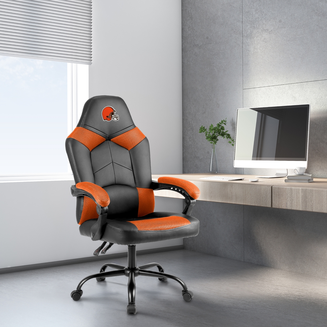 Big Team Cleveland Browns Orange Office Chair - Thumbnail - Image 2