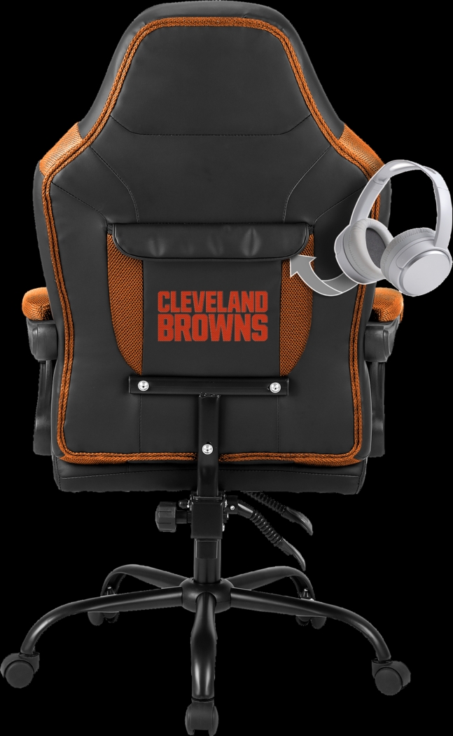 Big Team Cleveland Browns Orange Office Chair - Thumbnail - Image 3