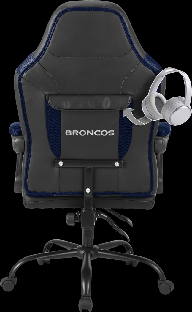 Big Team Denver Broncos Blue Office Chair - Thumbnail - Image 3