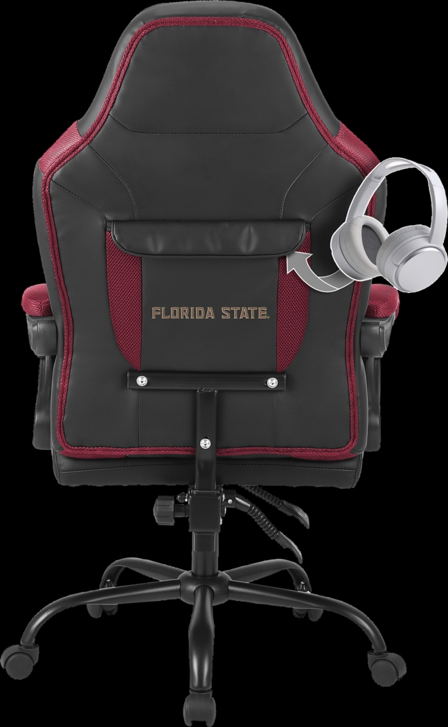 Big Team Florida State University Burgundy Office Chair - Thumbnail - Image 3