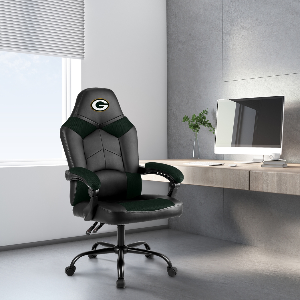 Big Team Green Bay Packers Dark Green Office Chair - Thumbnail - Image 2