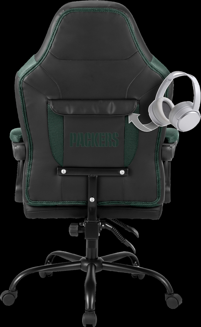 Big Team Green Bay Packers Dark Green Office Chair - Thumbnail - Image 3