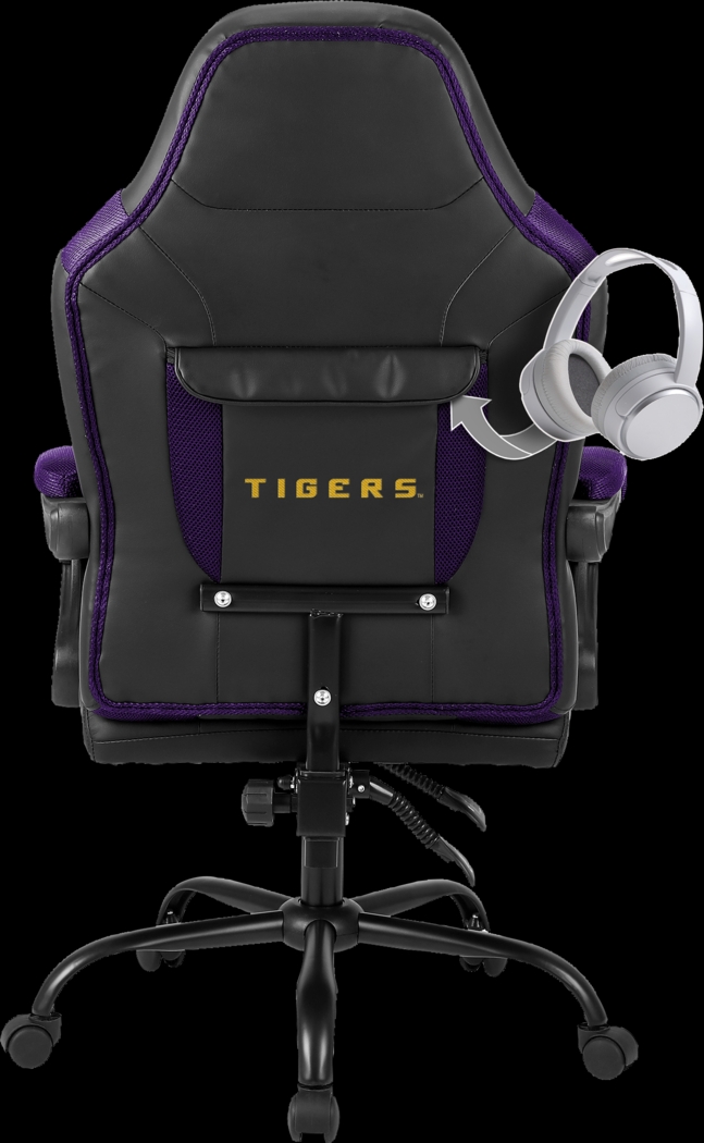 Big Team Louisiana State University Purple Office Chair - Thumbnail - Image 3