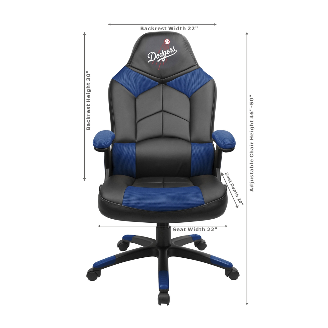 Big Team MBL Los Angeles Dodgers Cubs Blue Oversized Gaming Chair - Thumbnail - Image 3