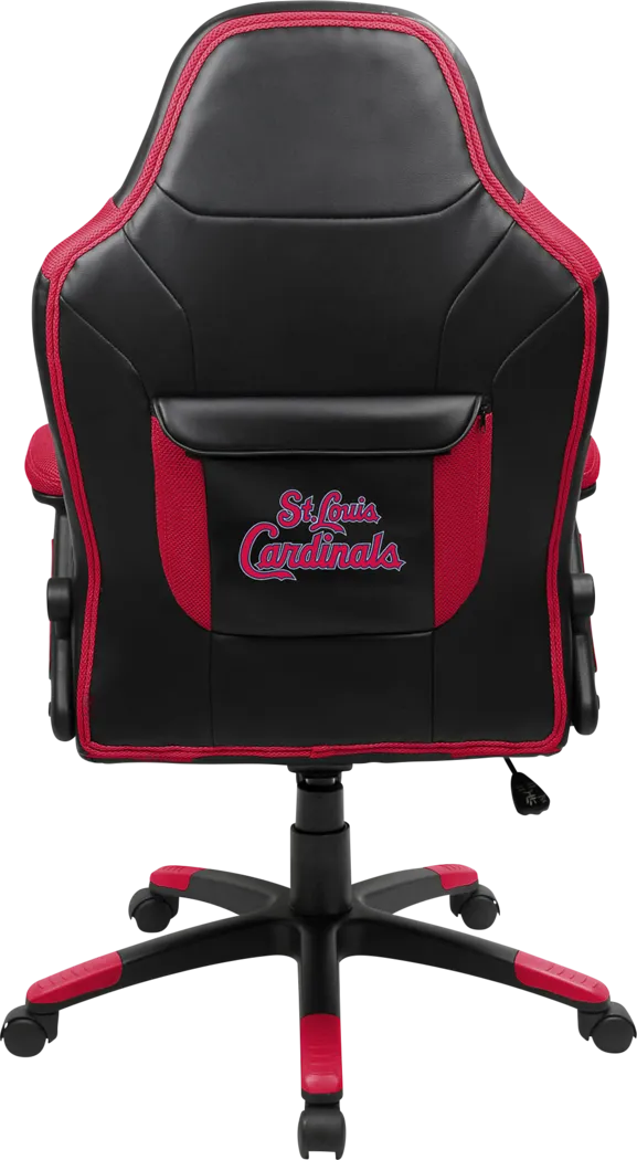 Big Team MBL STL Cardinals Cubs Red Oversized Gaming Chair - Thumbnail - Image 2