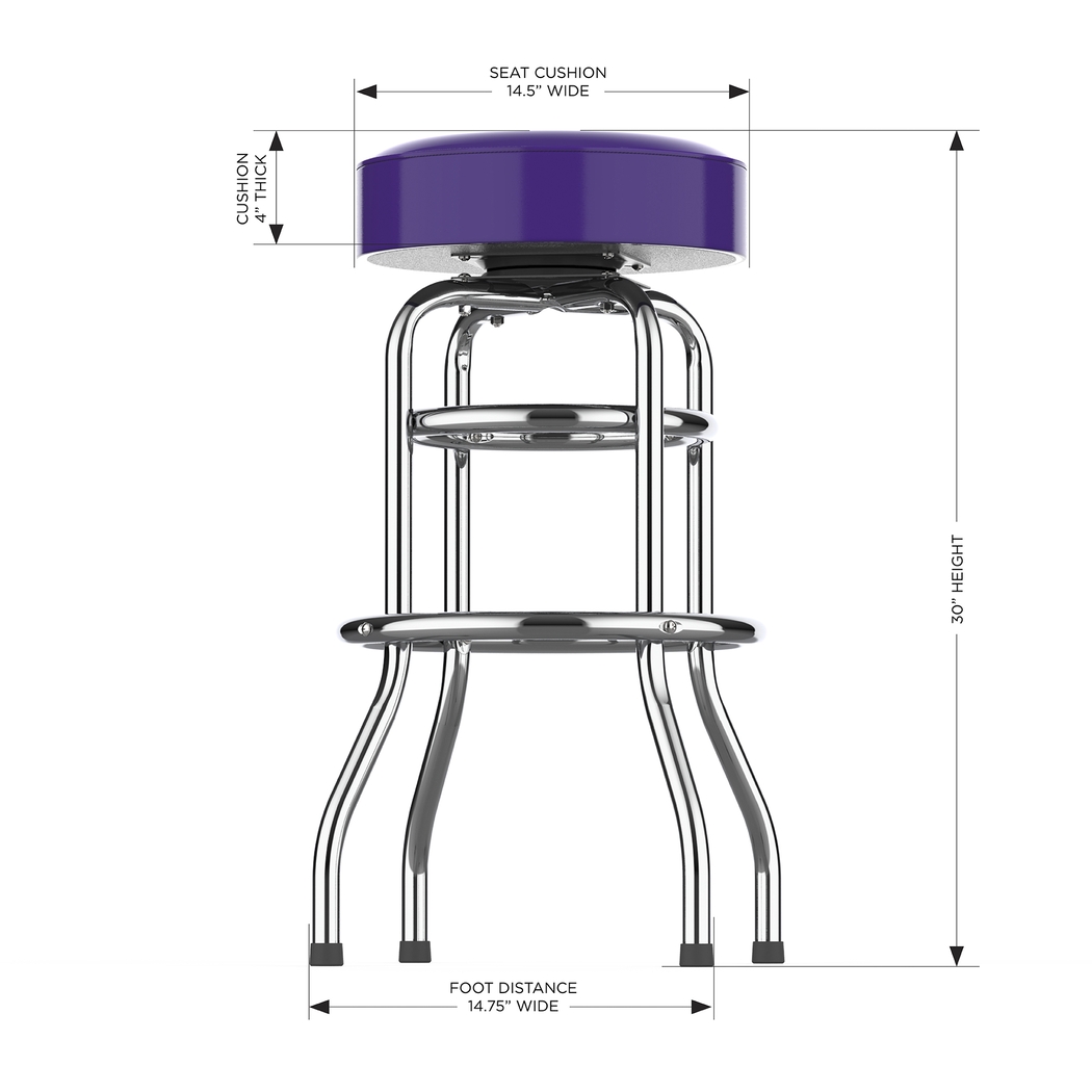 Big Team Minnesota Vikings Purple Barstool - Thumbnail - Image 5