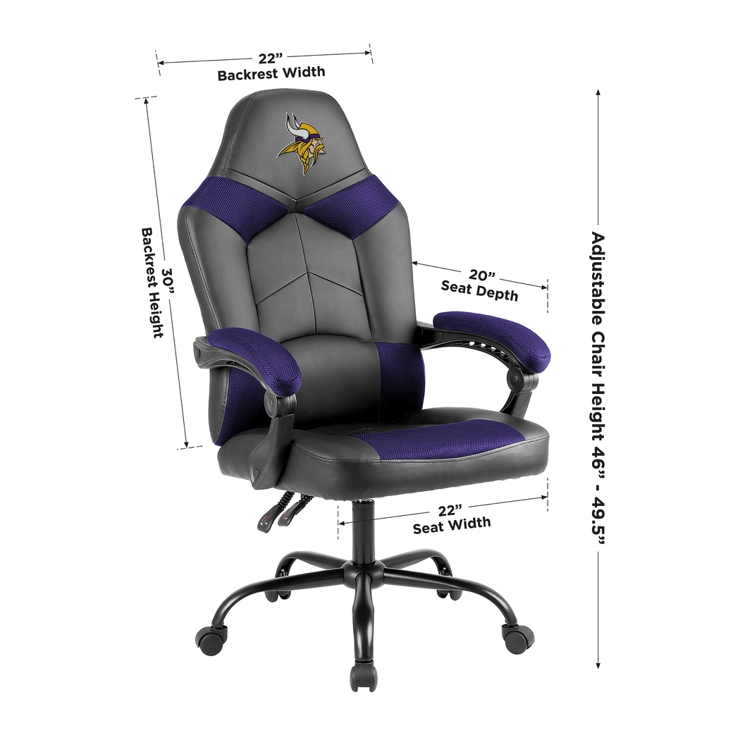 Big Team Minnesota Vikings Purple Office Chair - Thumbnail - Image 4