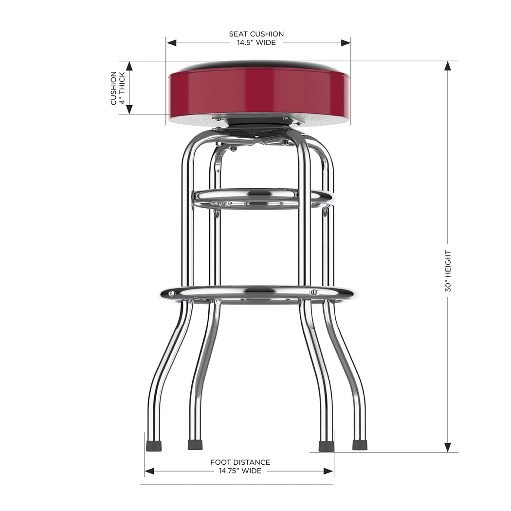 Arizona Diamondbacks Red Barstool - Thumbnail - Image 5