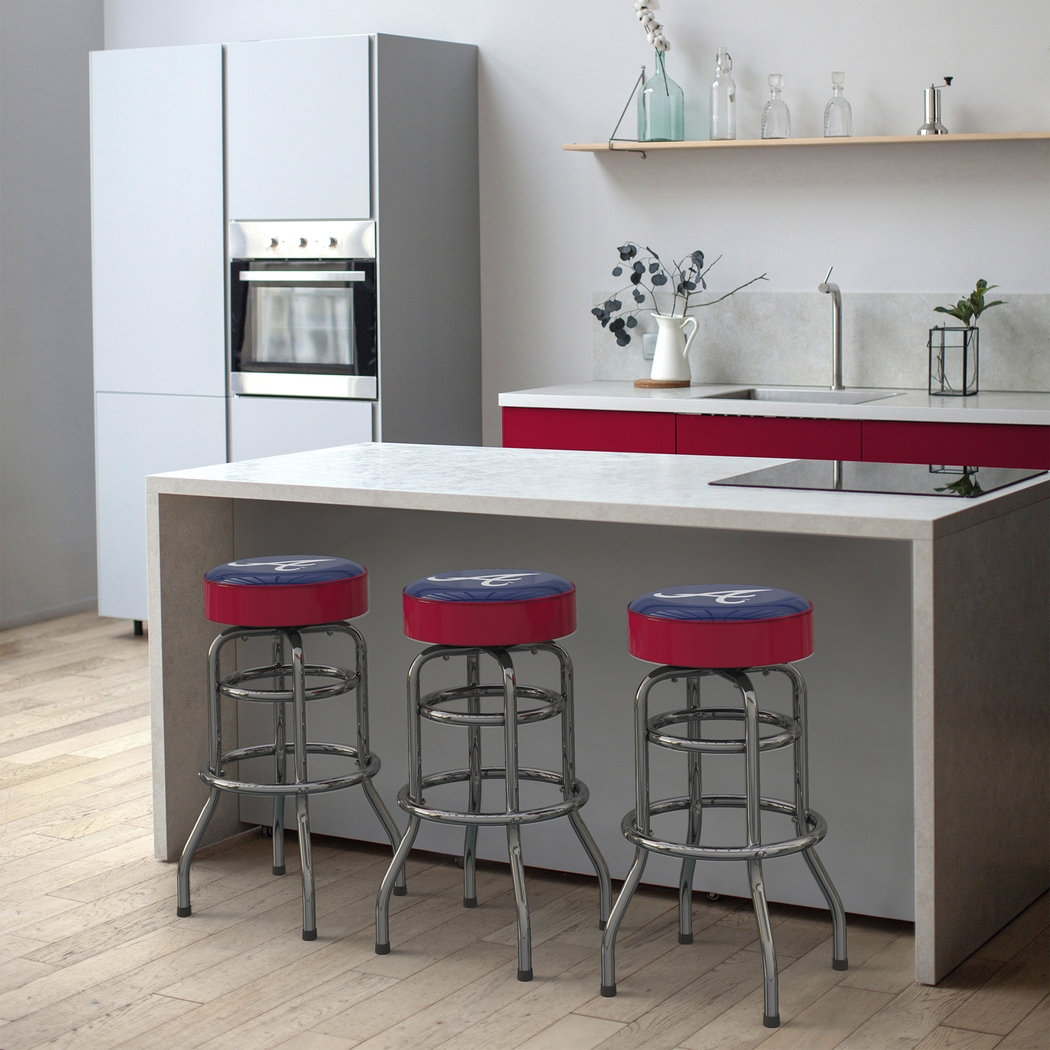 Atlanta Braves Red Barstool - Thumbnail - Image 3