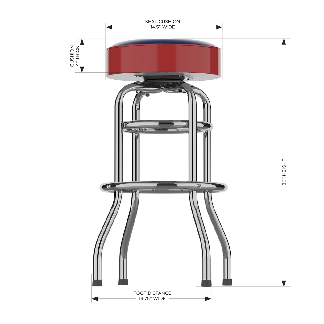 Chicago Cubs Red Bartool - Thumbnail - Image 5