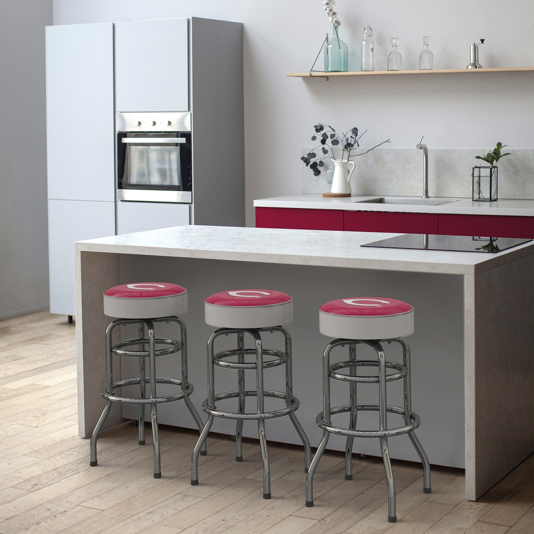Cincinnati Reds White Barstool - Thumbnail - Image 3