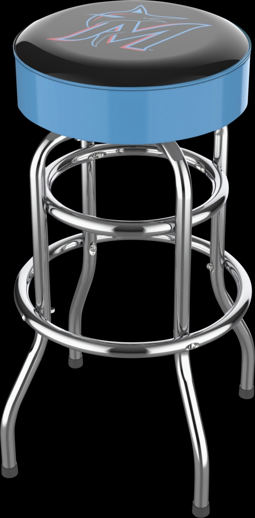 Miami Marlins Light Blue Barstool - Thumbnail - Image 1