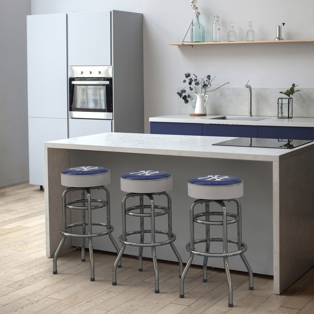 New York Yankees White Barstool - Thumbnail - Image 3