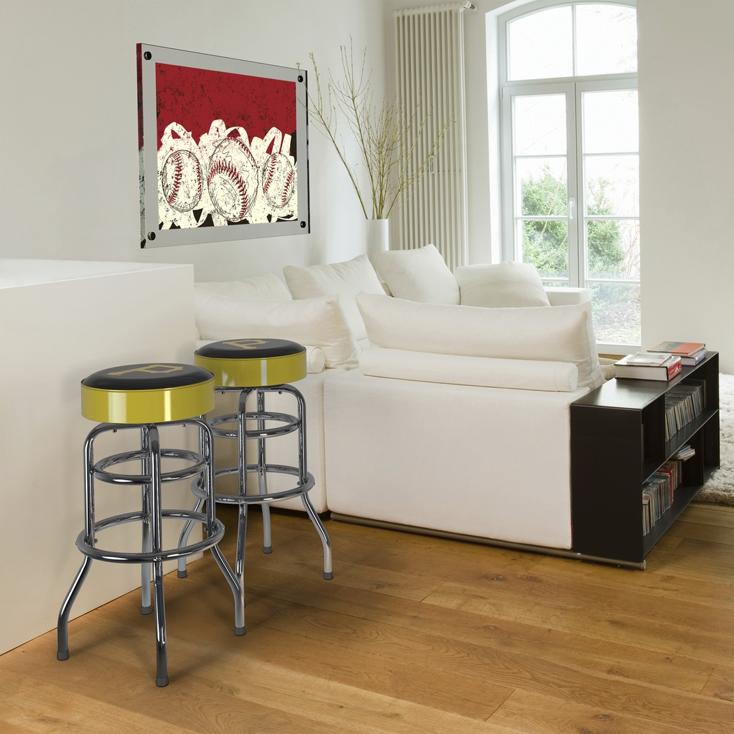 Pittsburgh Pirates Yellow Barstool - Thumbnail - Image 2