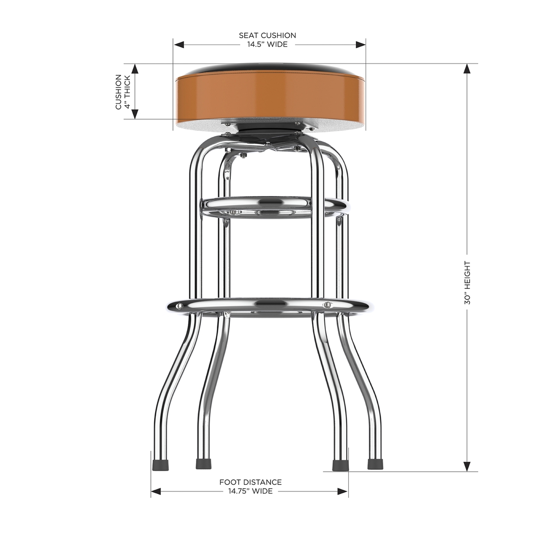 San Francisco Giants Orange Barstool - Thumbnail - Image 5