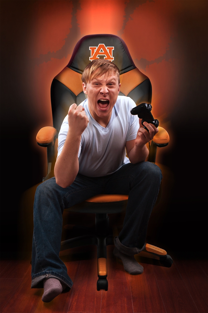 Big Team NCAA Clemson University Orange Oversized Gaming Chair - Thumbnail - Image 4