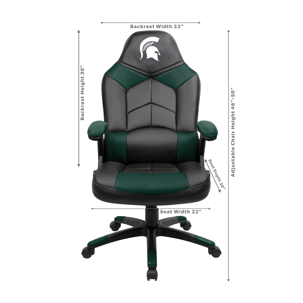 Big Team NCAA Michigan State Green Oversized Gaming Chair - Thumbnail - Image 3