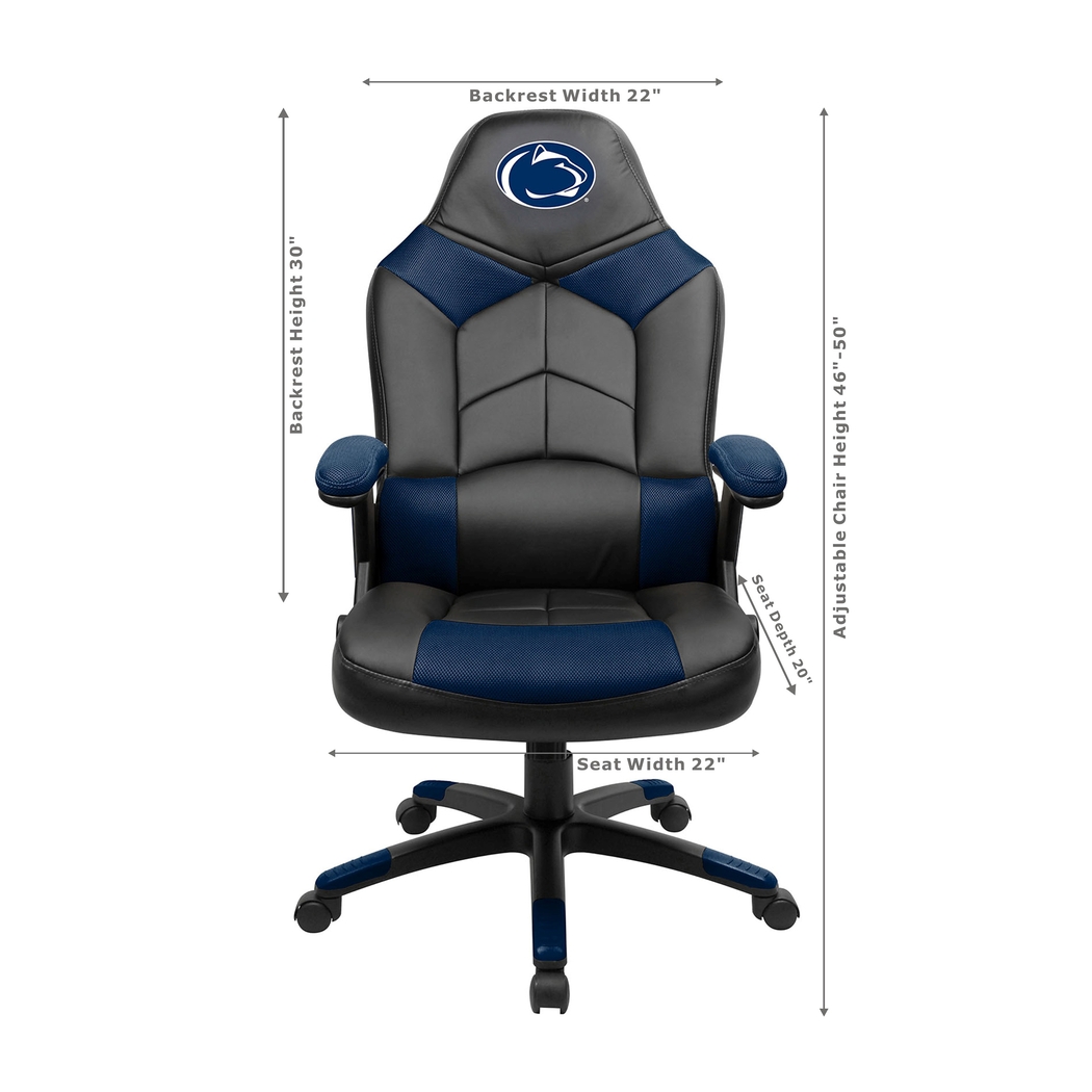 Big Team NCAA Penn State Navy Oversized Gaming Chair - Thumbnail - Image 3