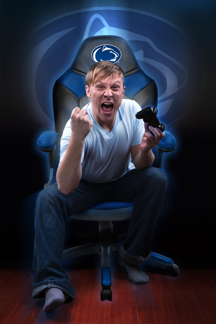 Big Team NCAA Penn State Navy Oversized Gaming Chair - Thumbnail - Image 4