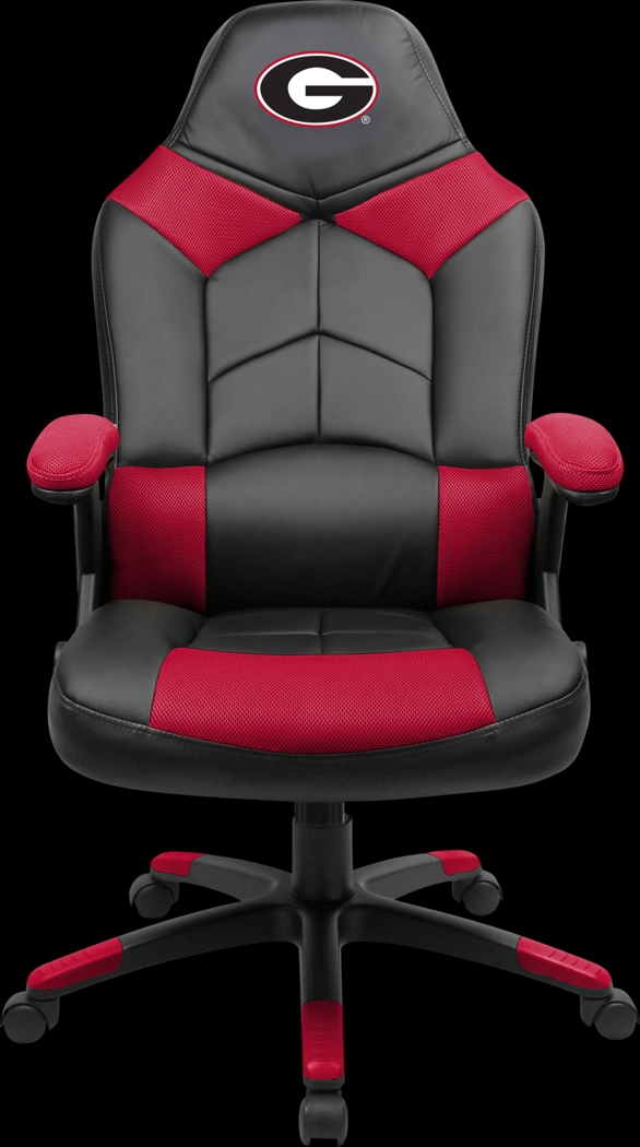 Big Team NCAA University of Georgia Red Oversized Gaming Chair - Thumbnail - Image 1