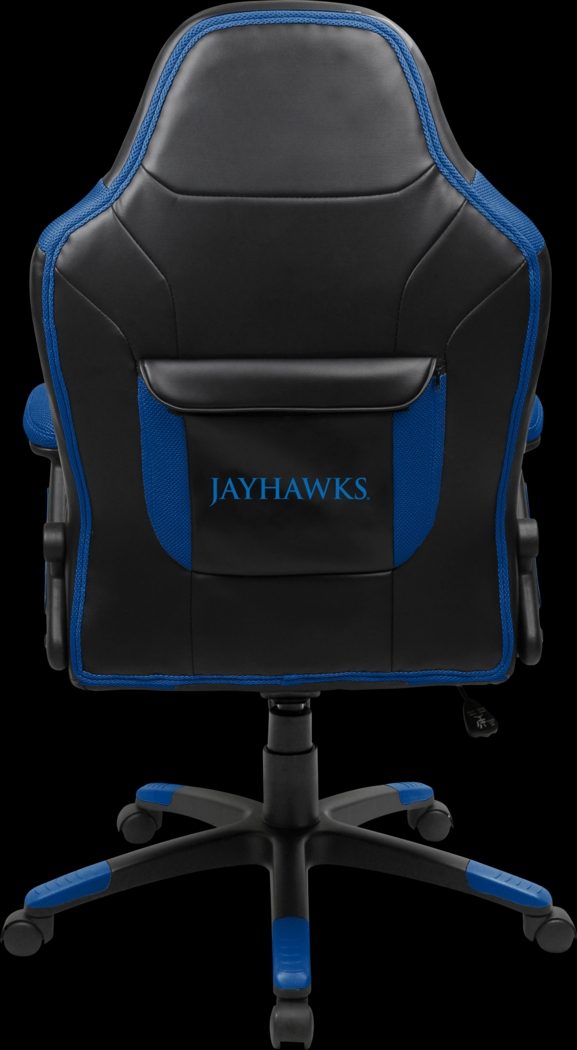 Big Team NCAA University of Kansas Blue Oversized Gaming Chair - Thumbnail - Image 2