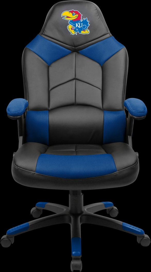 Big Team NCAA University of Kansas Blue Oversized Gaming Chair - Thumbnail - Image 1