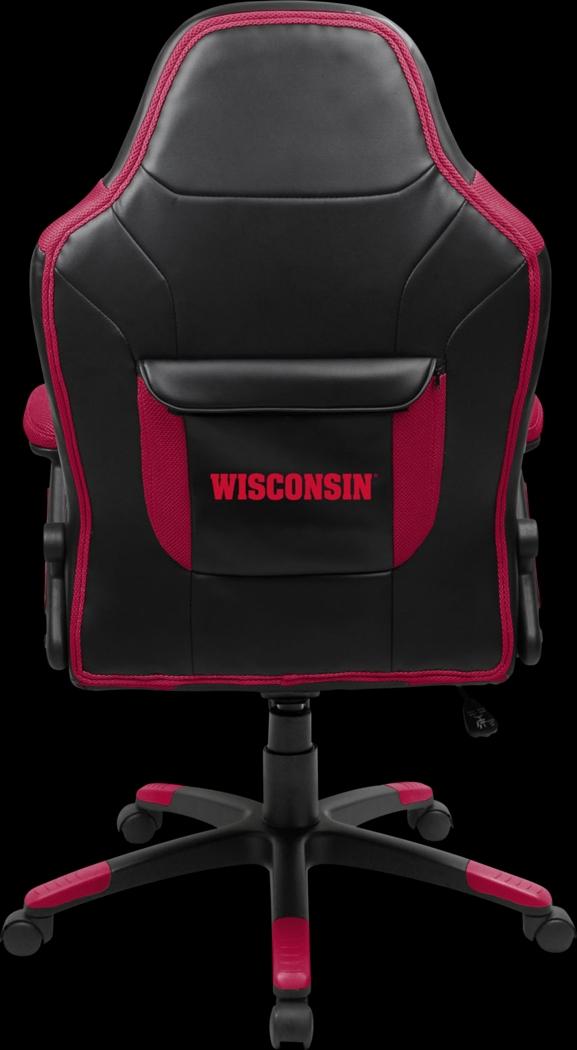 Big Team NCAA University of Wisconsin Red Oversized Gaming Chair - Thumbnail - Image 2