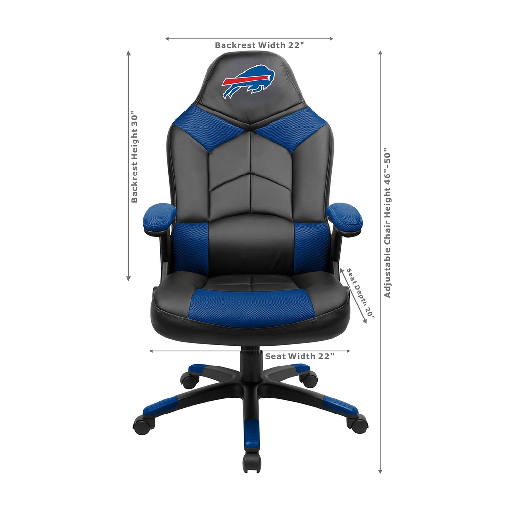 Big Team NFL Buffalo Bills Blue Oversized Gaming Chair - Thumbnail - Image 3