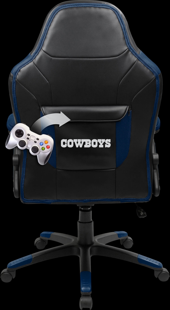 Big Team NFL Dallas Cowboys Navy Oversized Gaming Chair - Thumbnail - Image 6