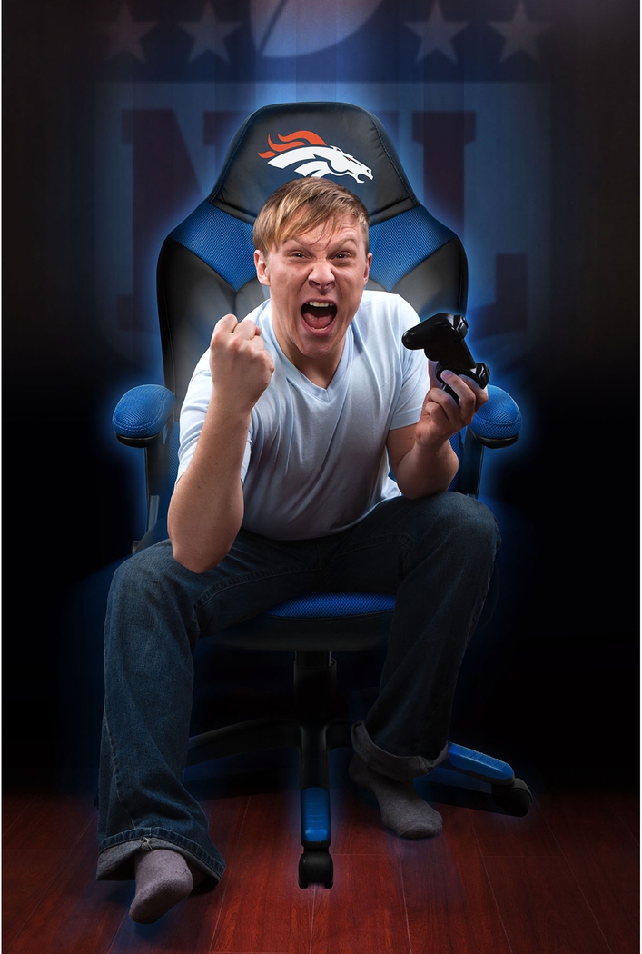 Big Team NFL Denver Broncos Blue Oversized Gaming Chair - Thumbnail - Image 10