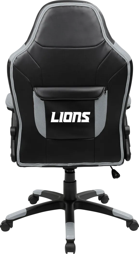 Big Team NFL Detroit Lions Gray Oversized Gaming Chair - Thumbnail - Image 2