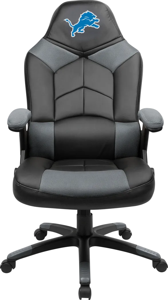 Big Team NFL Detroit Lions Gray Oversized Gaming Chair - Thumbnail - Image 1