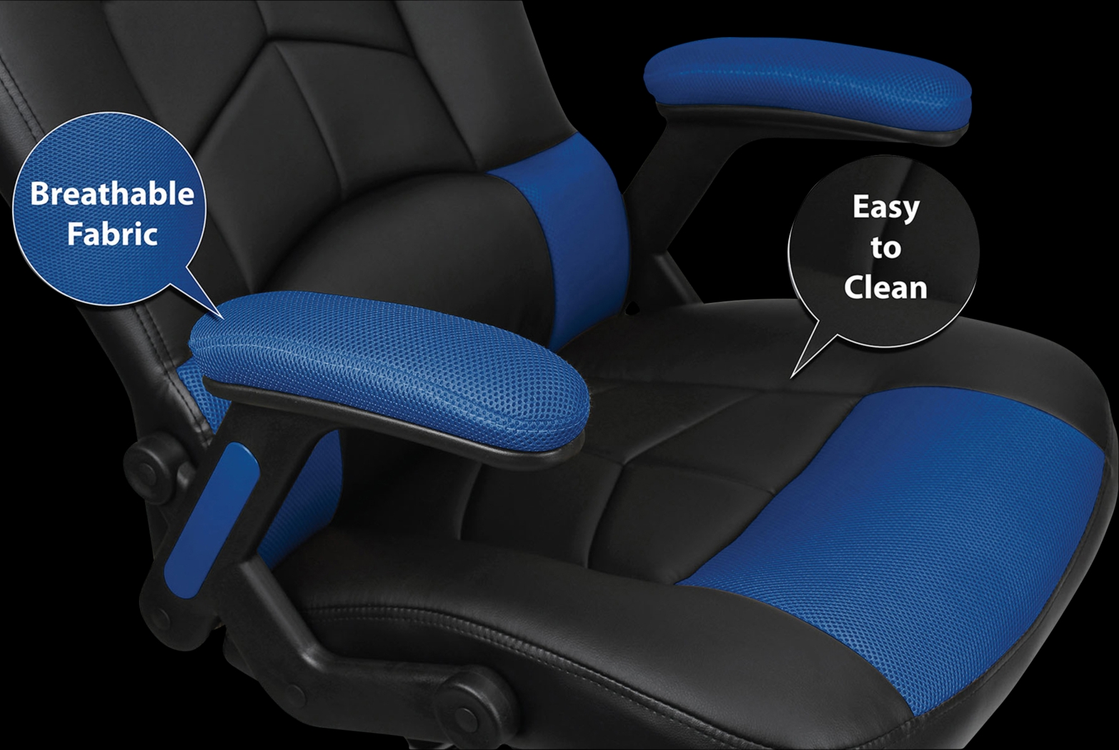 Big Team NFL Giants Blue Oversized Gaming Chair - Thumbnail - Image 7