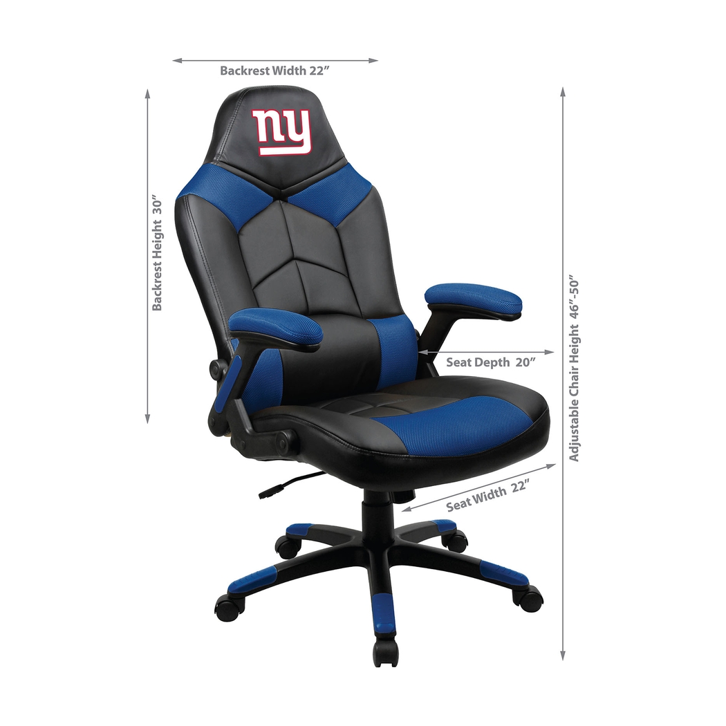 Big Team NFL Giants Blue Oversized Gaming Chair - Thumbnail - Image 8