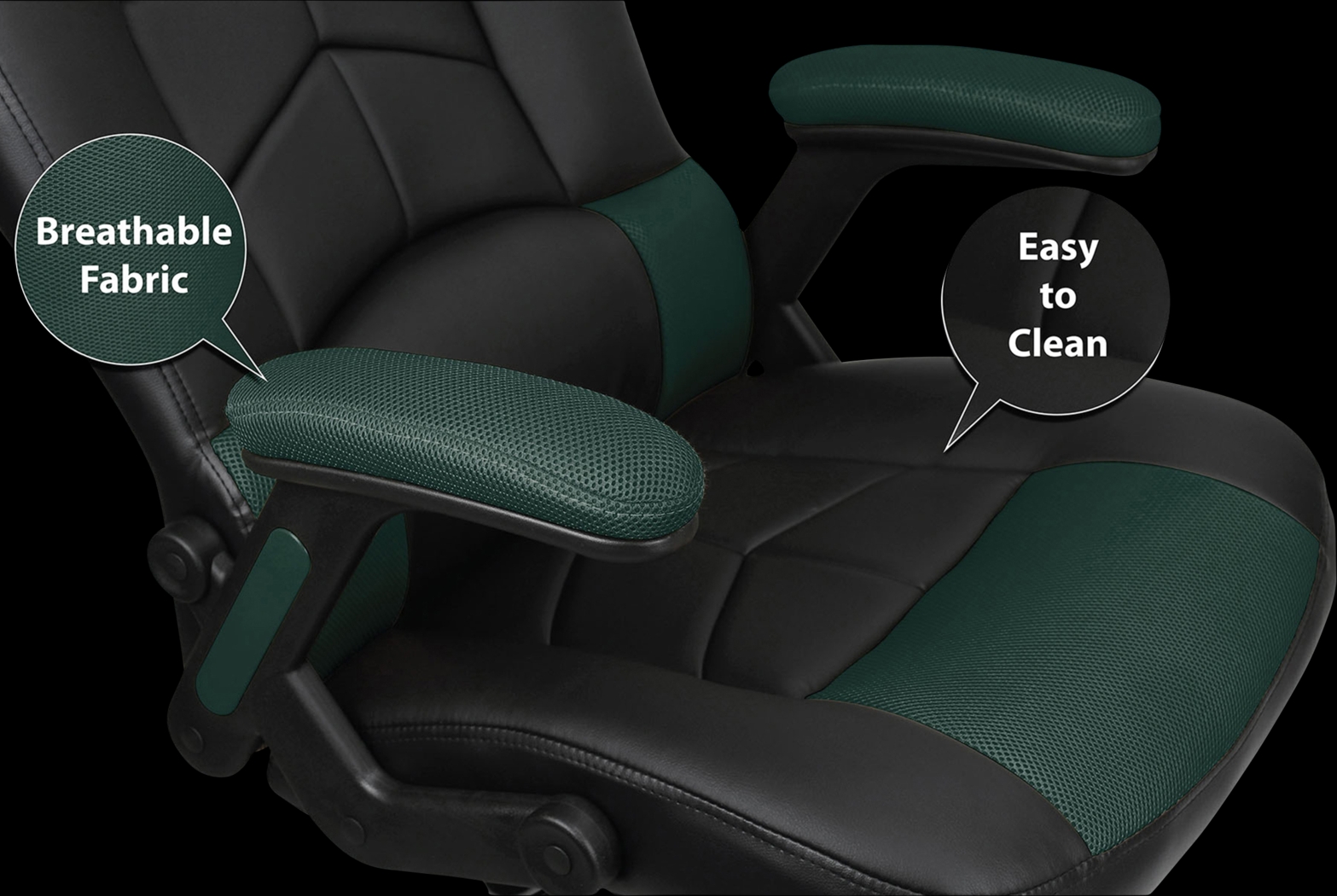 Big Team NFL Green Bay Packers Green Oversized Gaming Chair - Thumbnail - Image 7