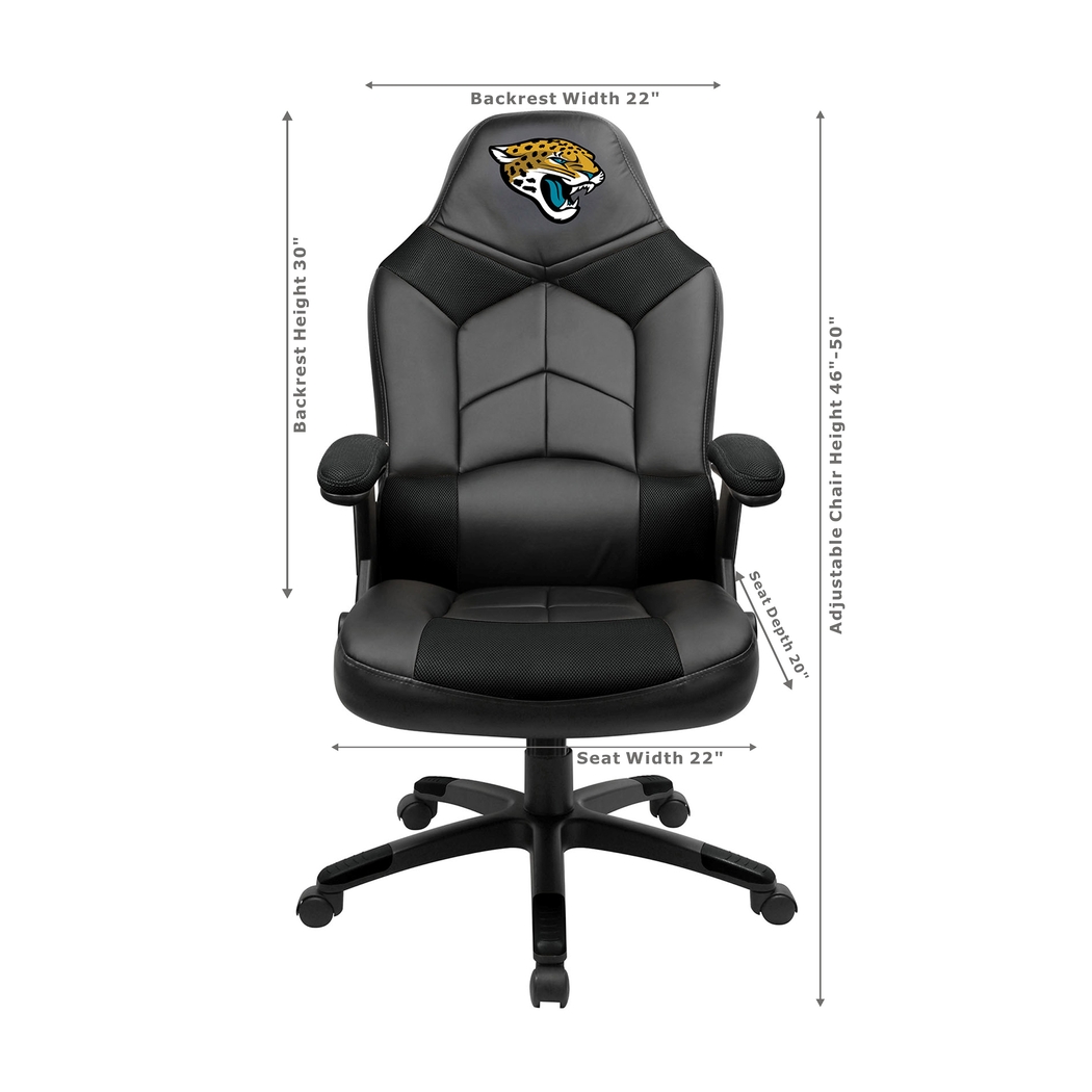 Big Team NFL Jacksonville Jaguars Black Oversized Gaming Chair - Thumbnail - Image 3