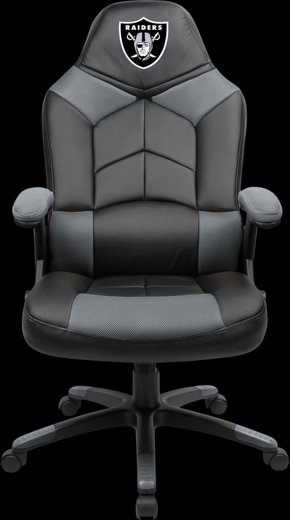 Big Team NFL Las Vegas Raiders Gray Oversized Gaming Chair - Thumbnail - Image 2