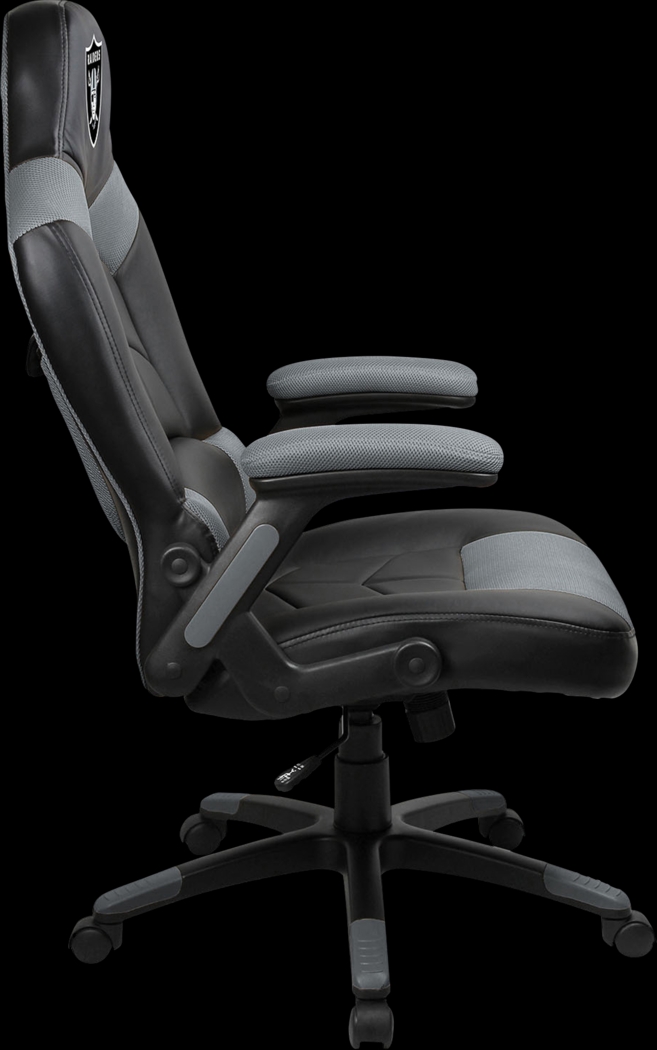 Big Team NFL Las Vegas Raiders Gray Oversized Gaming Chair - Thumbnail - Image 4